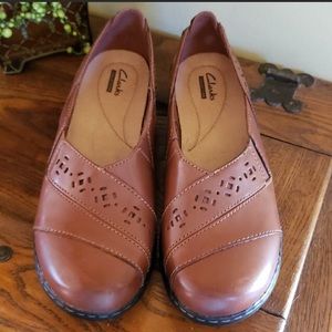 NWT Women's Clarks, Evianna Fig Slip on Shoes